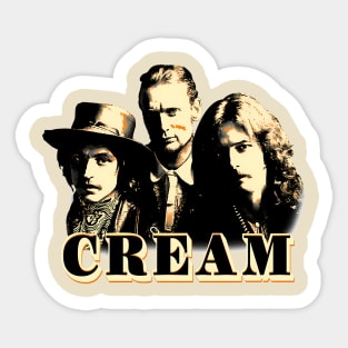 Cream vintage Sticker